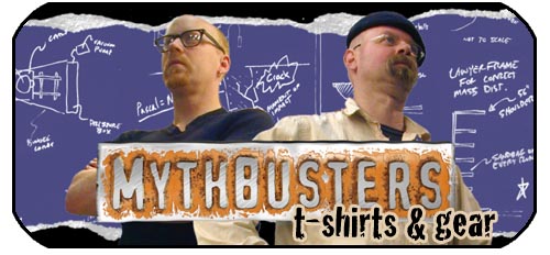 mythbusters t-shirts