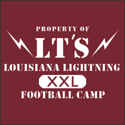 LT's Louisiana Lightning Football Camp T-shirt Waterboy Sandler