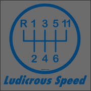 Ludicrous Speed - funny sports car spaceballs t-shirt