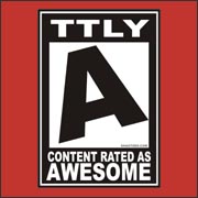 Rated Totally Awesome - funny t-shirt