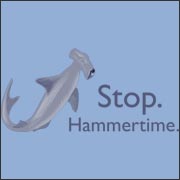 Stop. Hammertime. - funny shark t-shirt